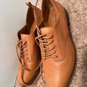 Lucky Brand Women's Brown Lace-Up Oxfords